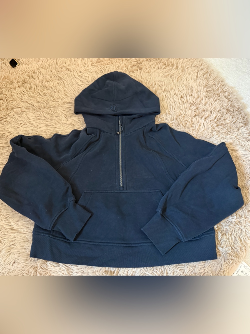 Lululemon NWT Scuba Oversized 1/2 Zip Navy XS/S
